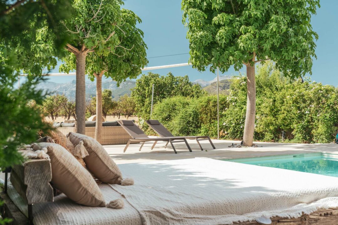 piscine maison en pierres Majorque Casa Oliva piscine maison en pierres Majorque Casa Oliva