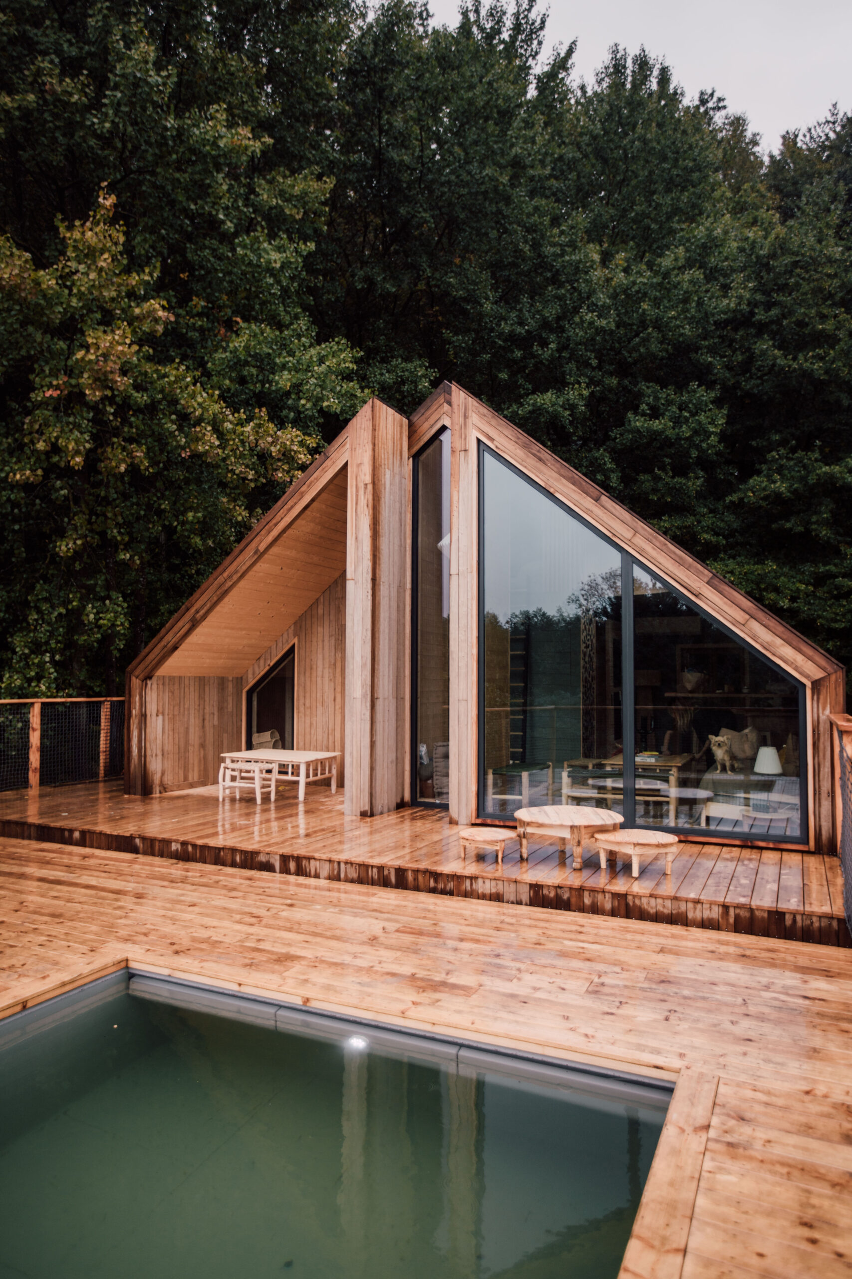 maison en bois avec piscine Casa Rosalie Normandie maison en bois avec piscine Casa Rosalie Normandie