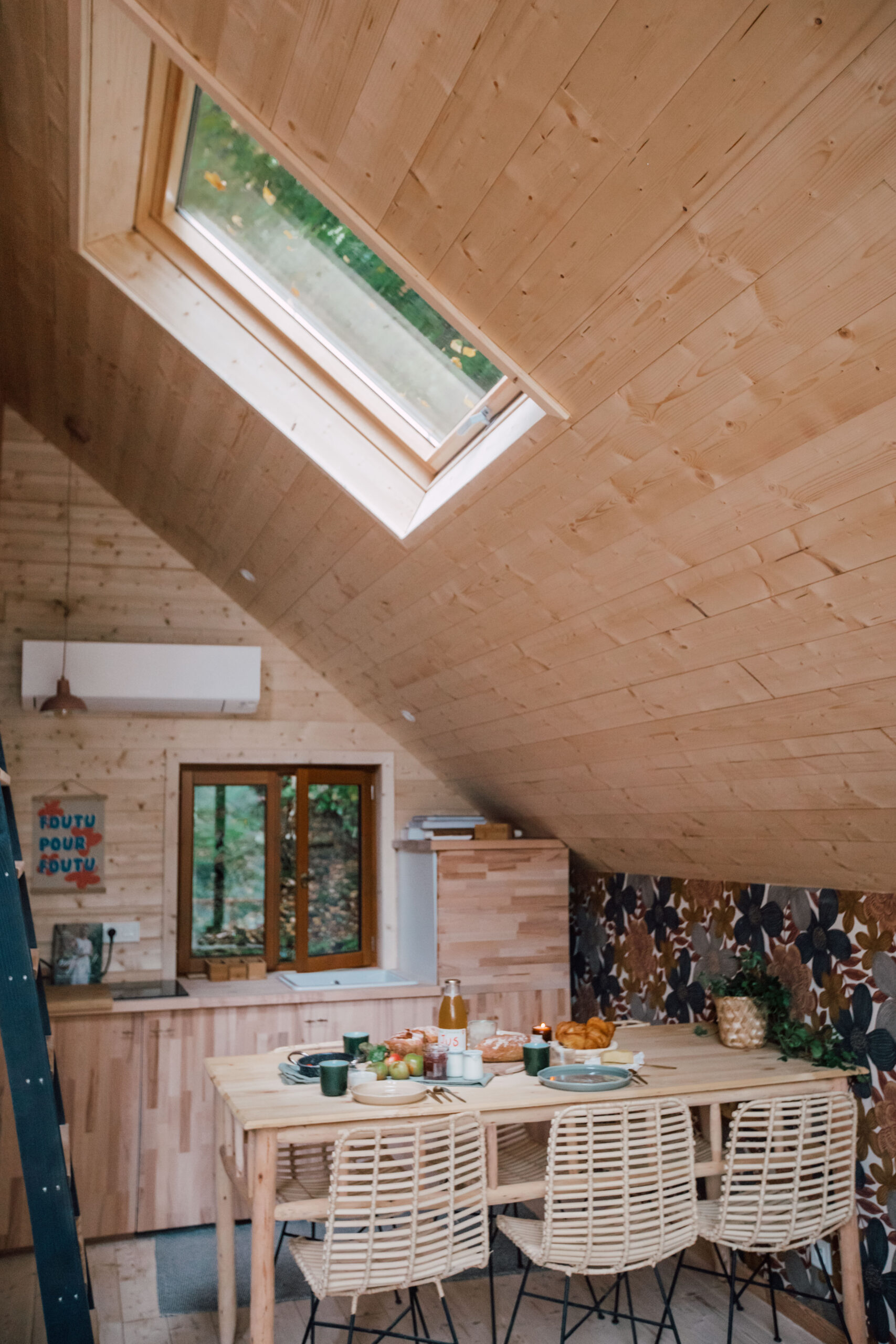cuisine maison en bois Casa Rosalie Normandie cuisine maison en bois Casa Rosalie Normandie