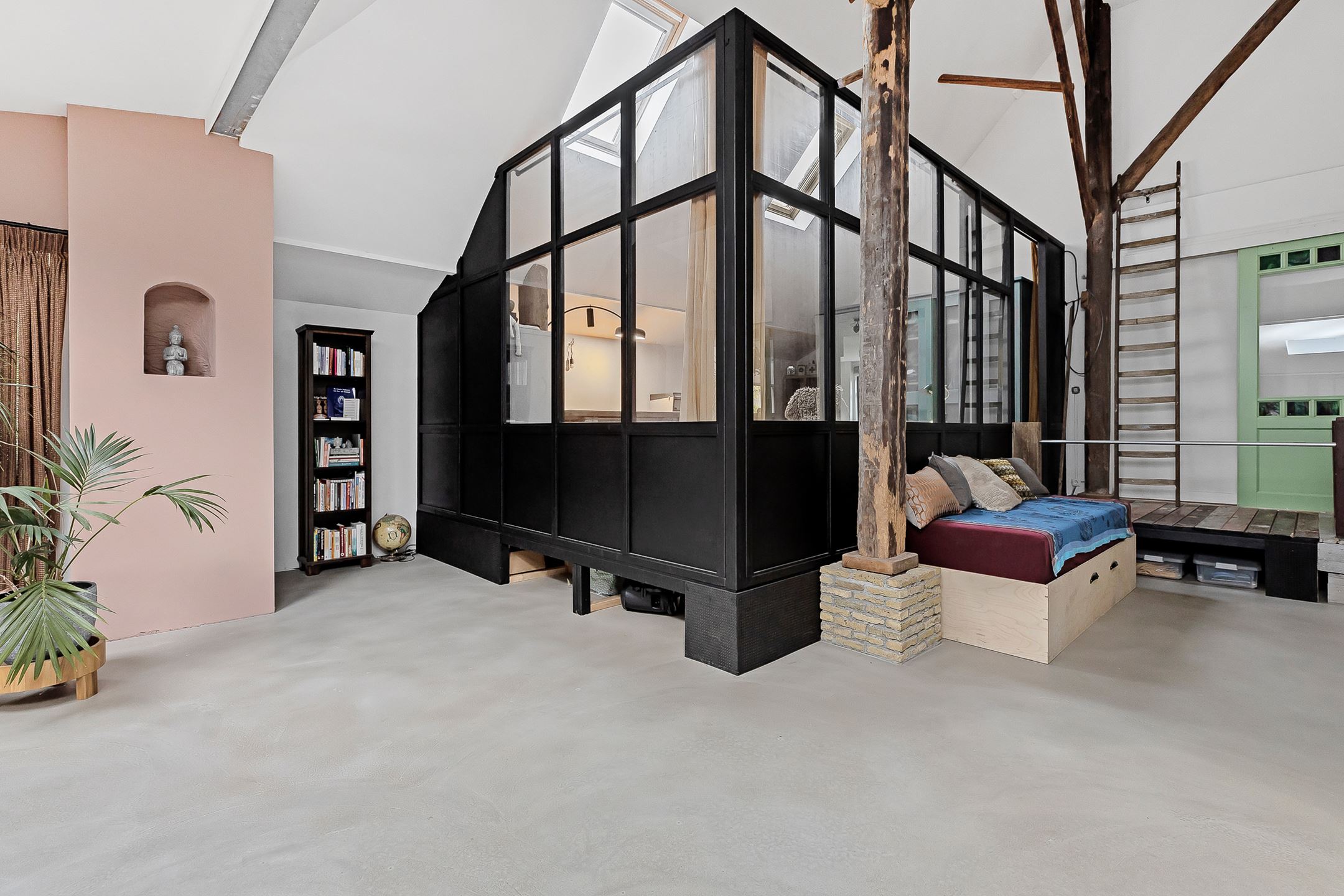 salon avec verrière ferme rénovée salon avec verrière ferme rénovée