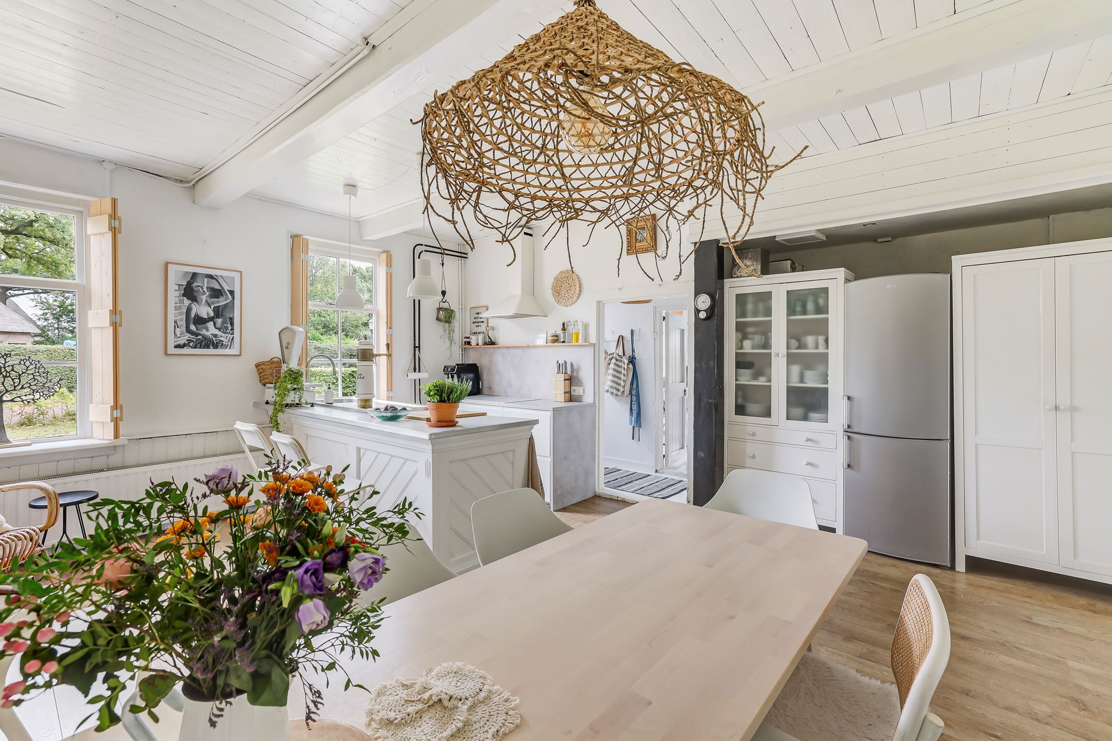 cuisine blanche et bois cuisine blanche et bois
