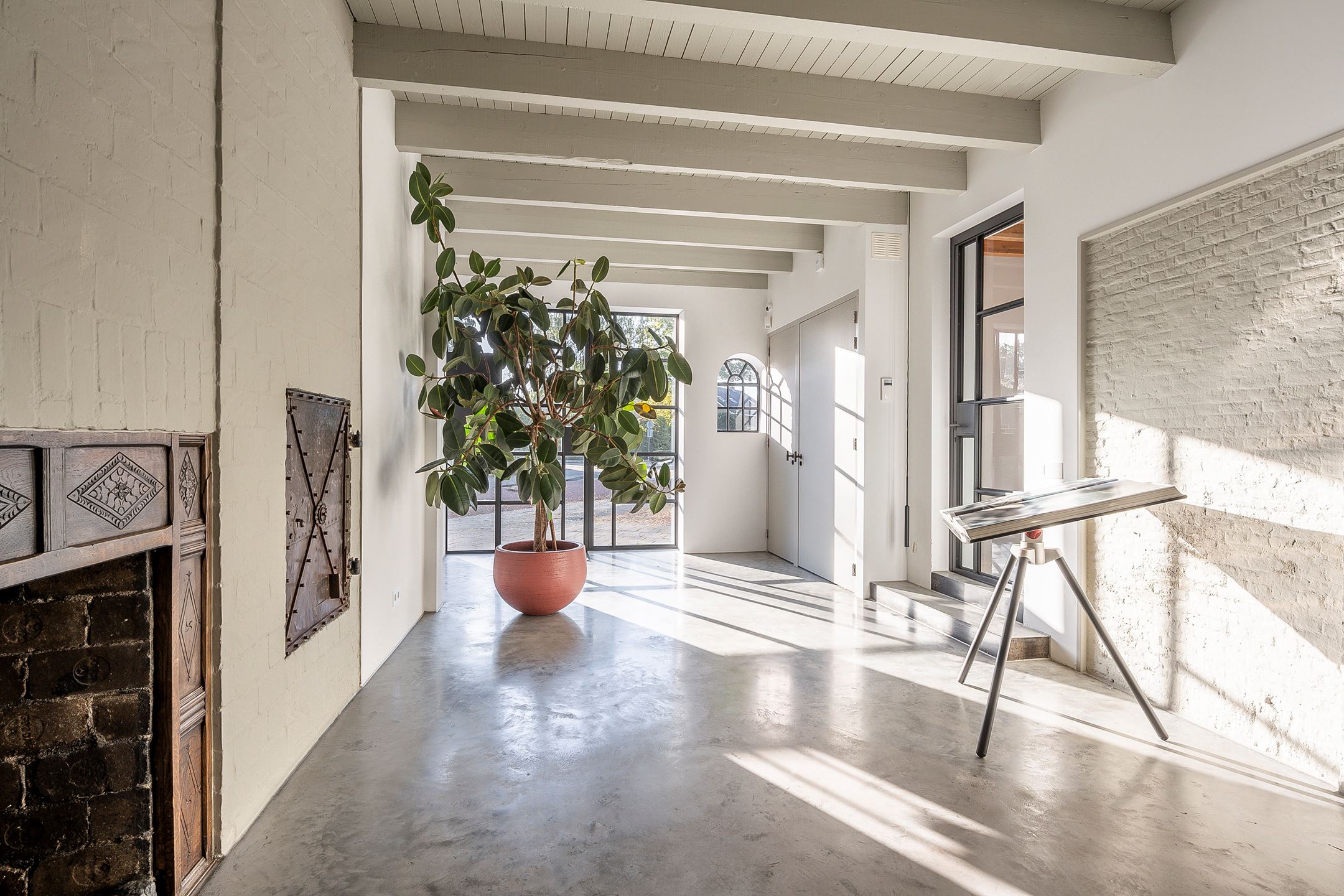 entrée sol béton ciré décoration contemporaine entrée sol béton ciré décoration contemporaine