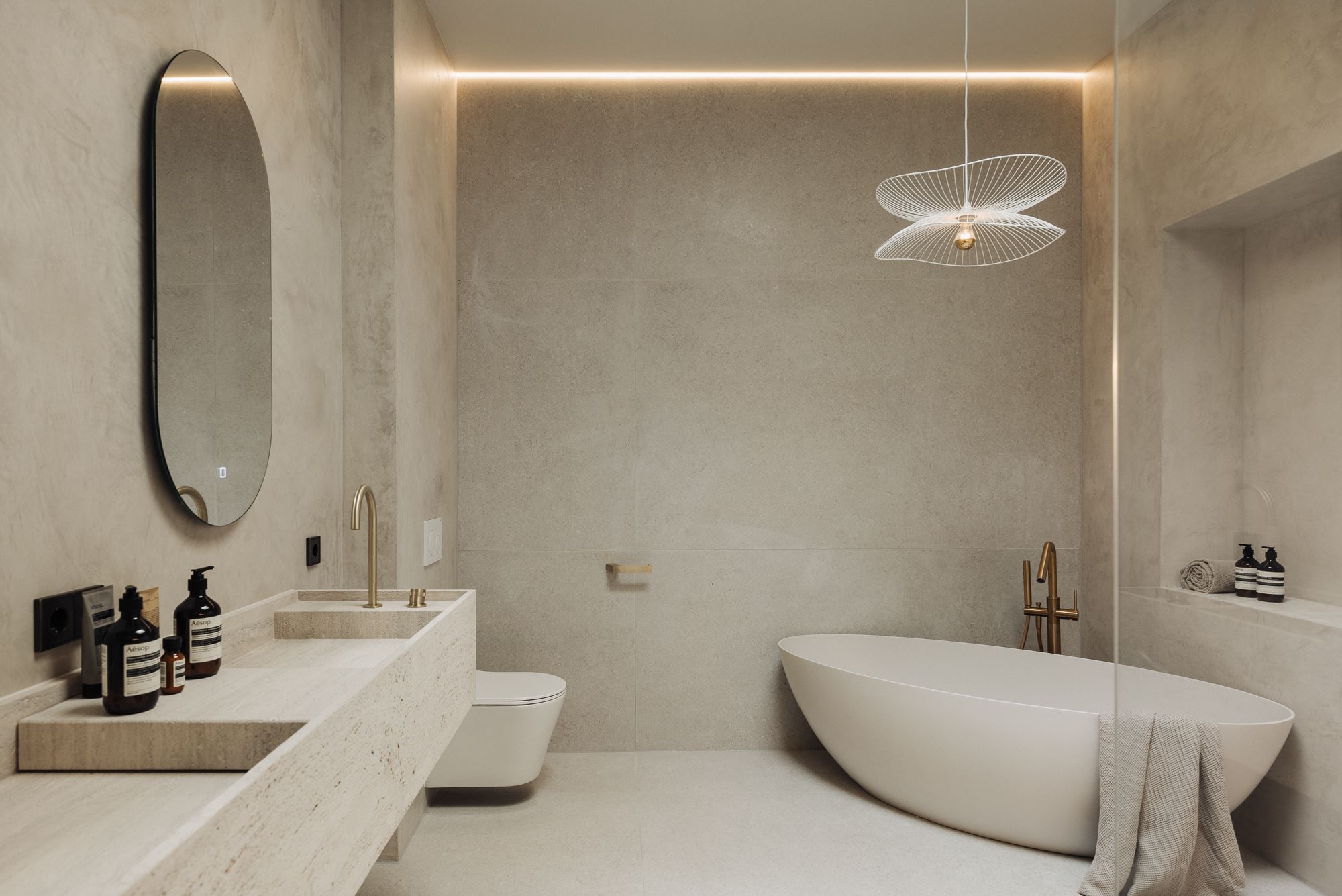 salle de bain travertin salle de bain travertin