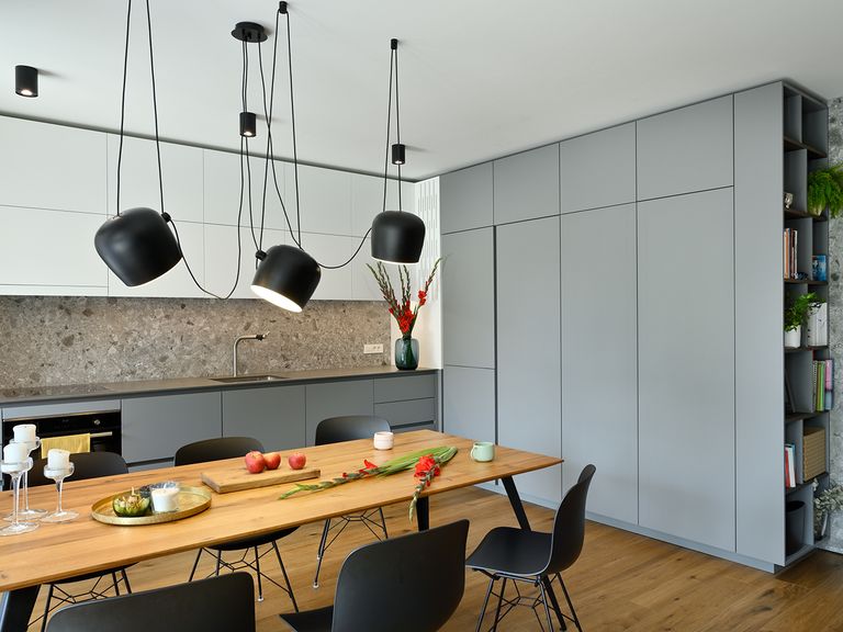 cuisine grise ouverte design cuisine grise ouverte design