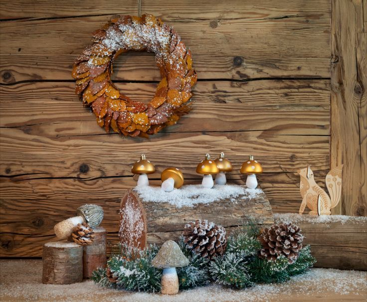 décoration de Noël naturel thème forêt décoration de Noël naturel thème forêt
