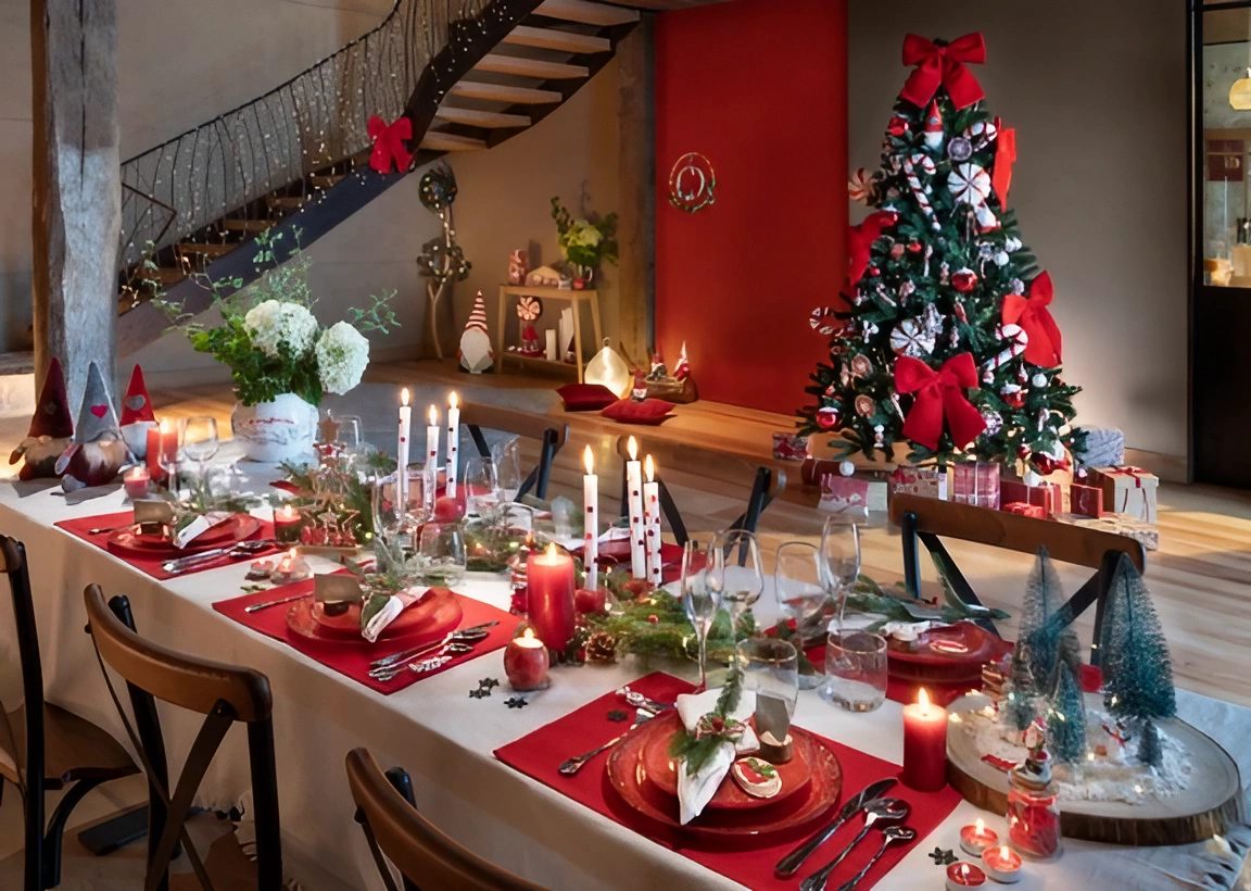 salle à manger décoration de Noël GIFI salle à manger décoration de Noël GIFI