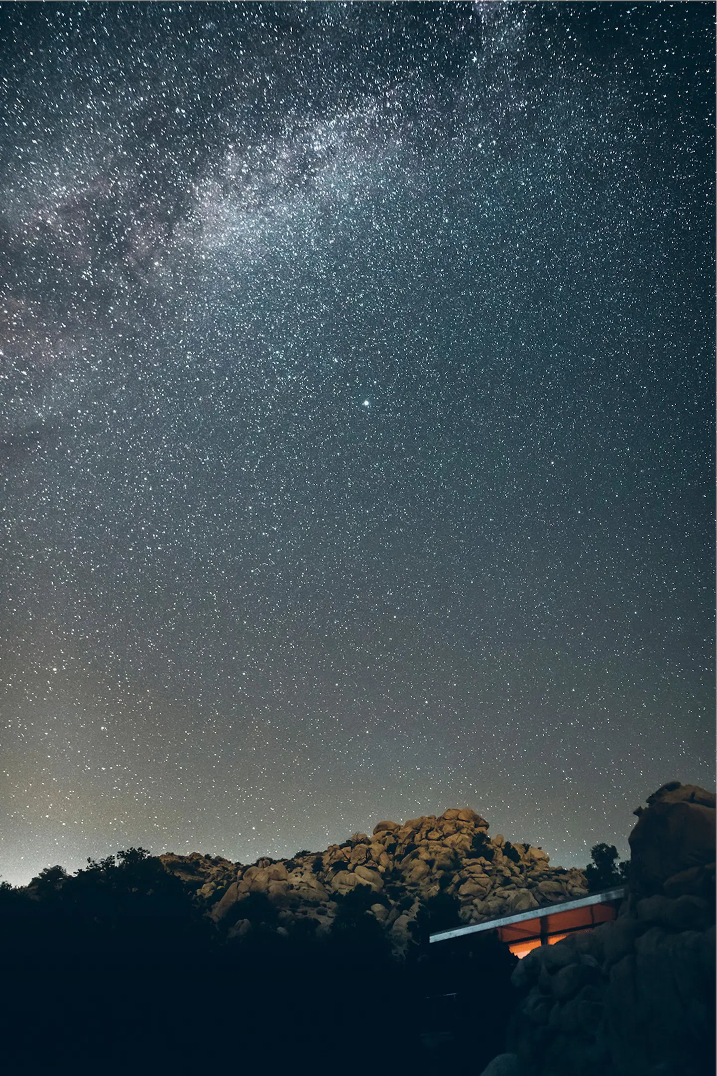ciel étoilé désert de Californie ciel étoilé désert de Californie