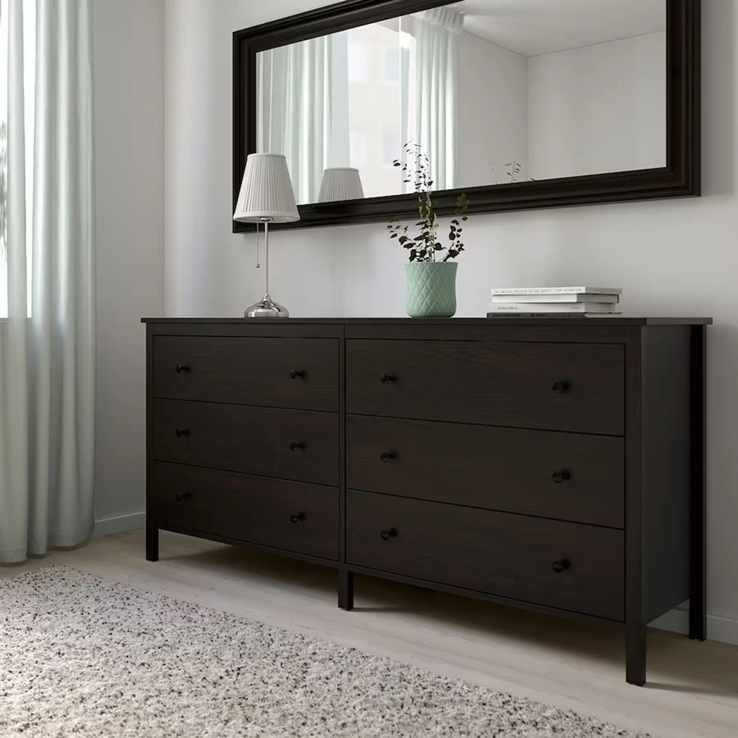 commode double noire commode double noire