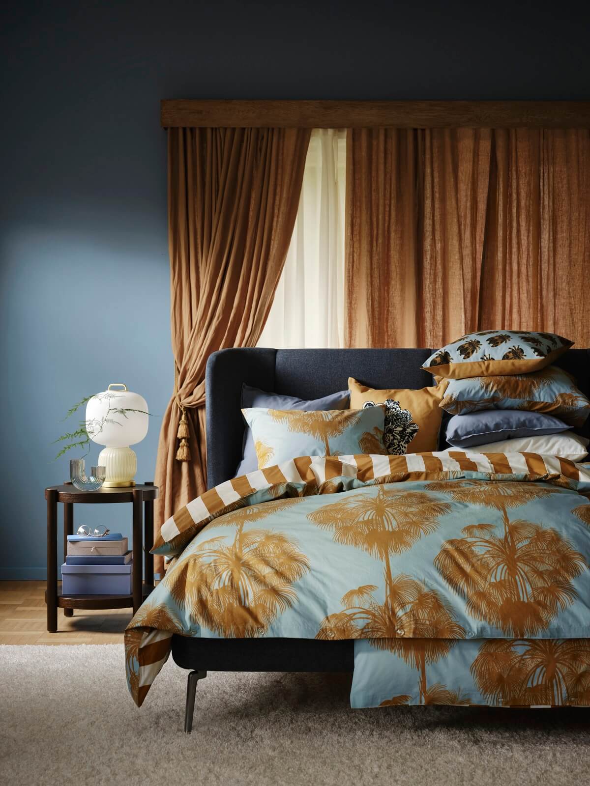 chambre bleue et ocre IKEA nouvelle collection 2023 chambre bleue et ocre IKEA nouvelle collection 2023