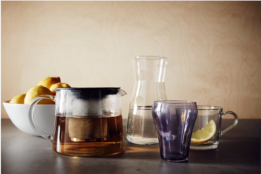 théière en verre IKEA