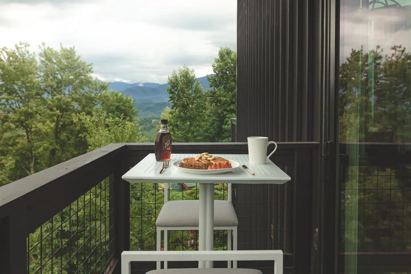 balcon maison contemporaine