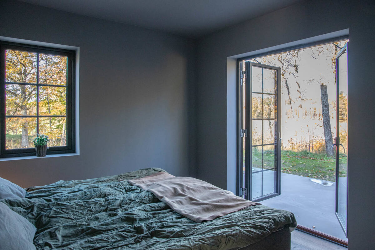 chambre maison en bois