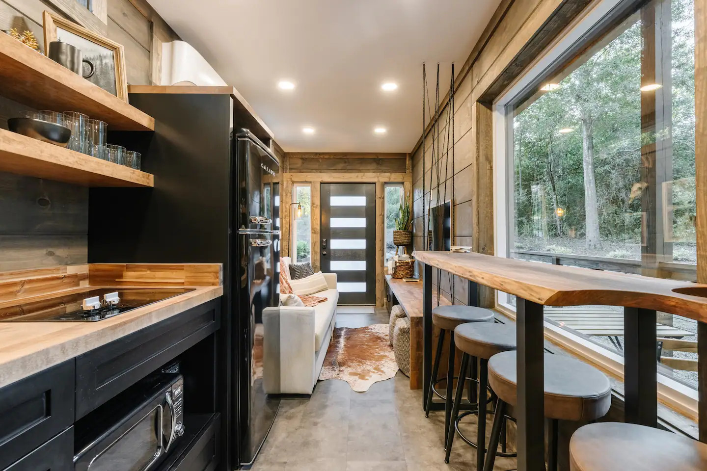 cuisine maison container 35m2