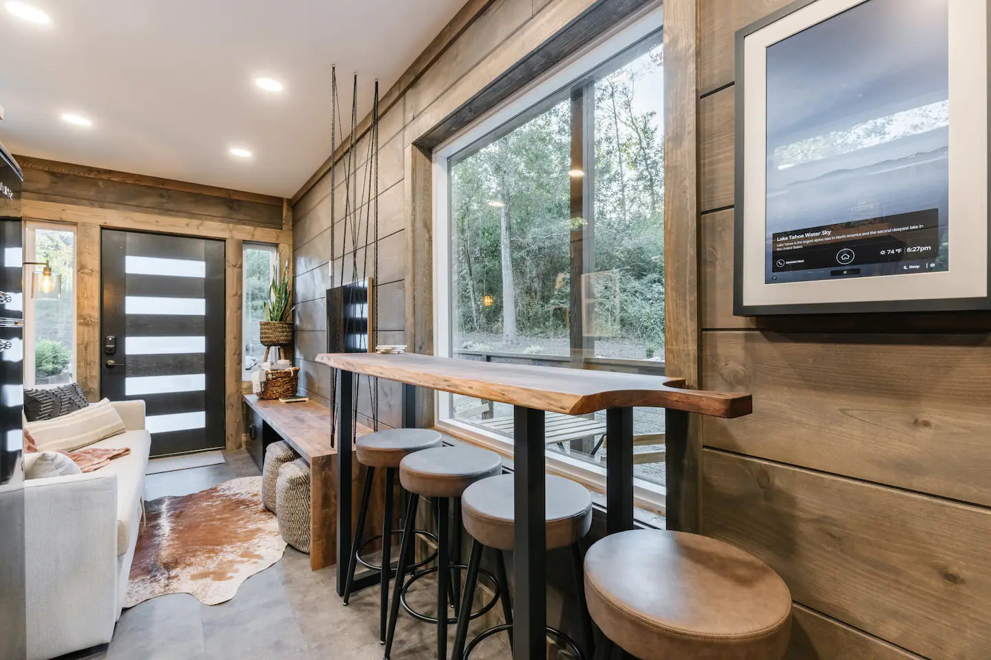 espace repas avec bar