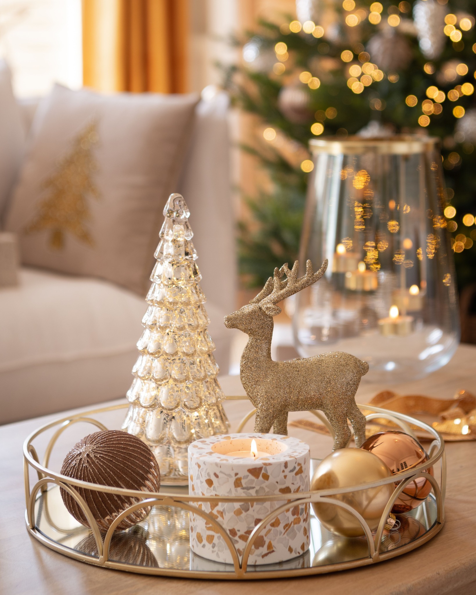 table basse Maisons du Monde Noël