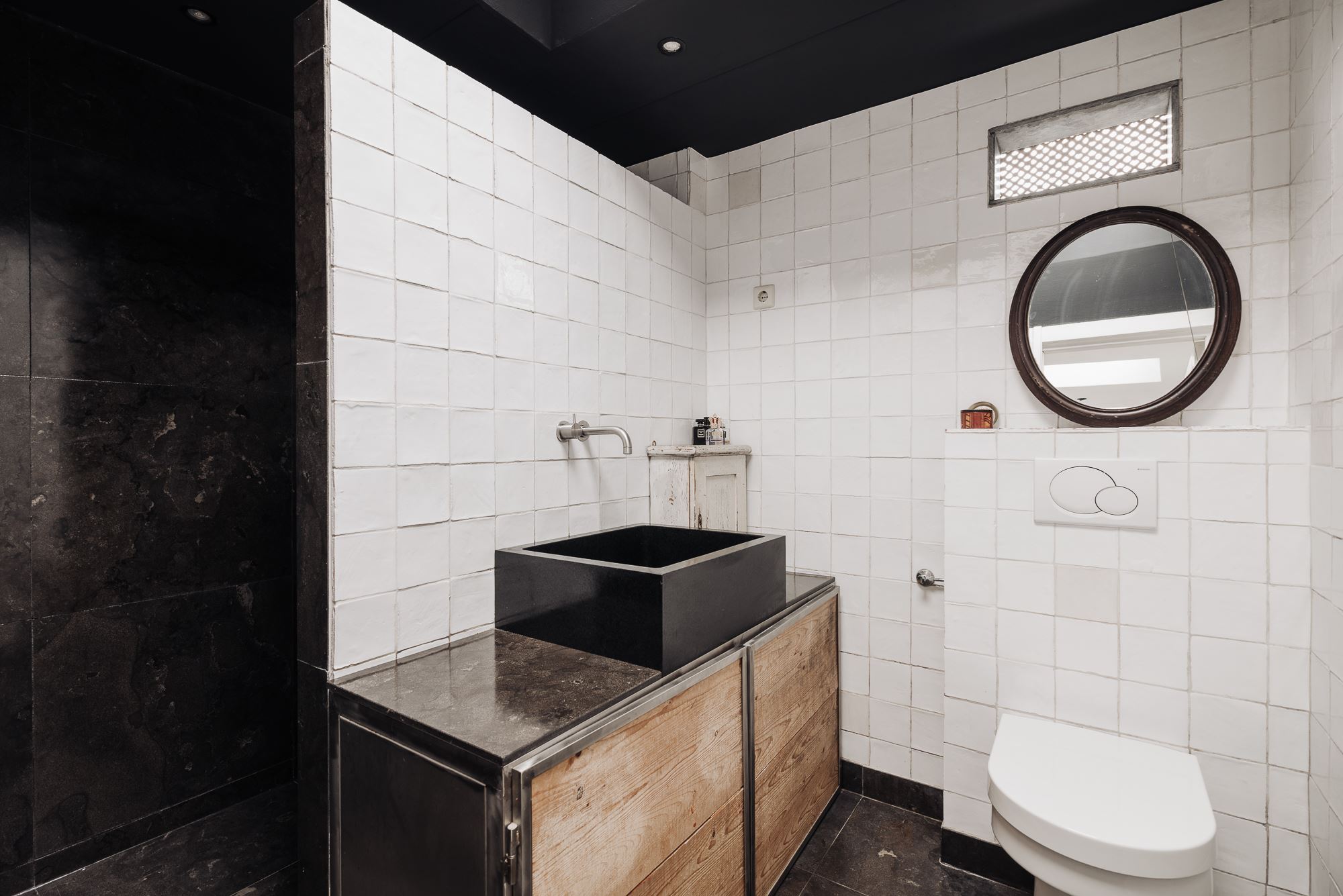 salle de bain bois noire et blanche salle de bain bois noire et blanche