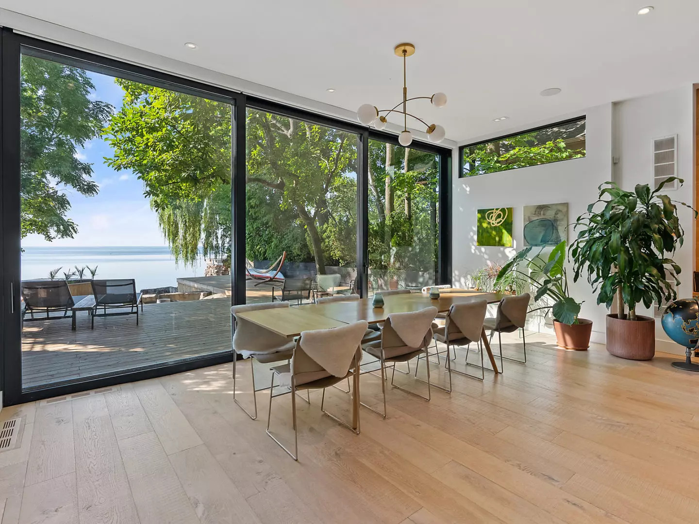 salle à manger avec baies vitrées maison contemporaine salle à manger avec baies vitrées maison contemporaine
