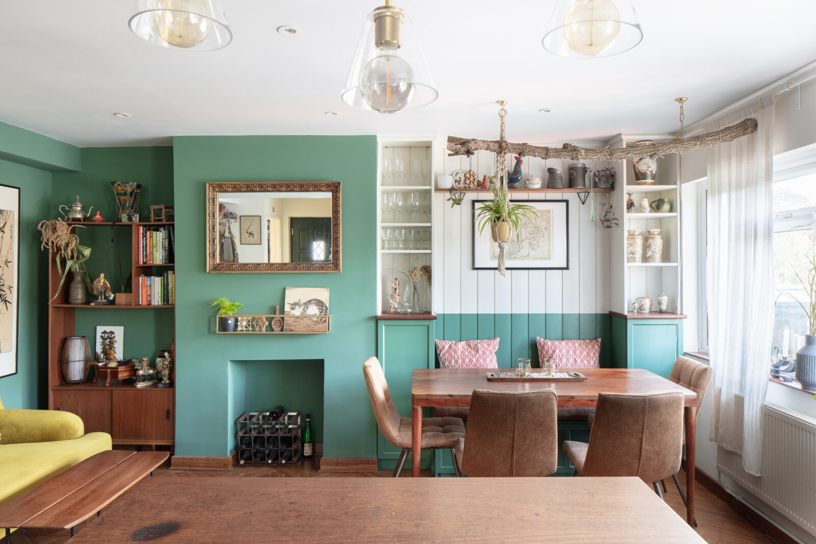 salle à manger décoration vintage