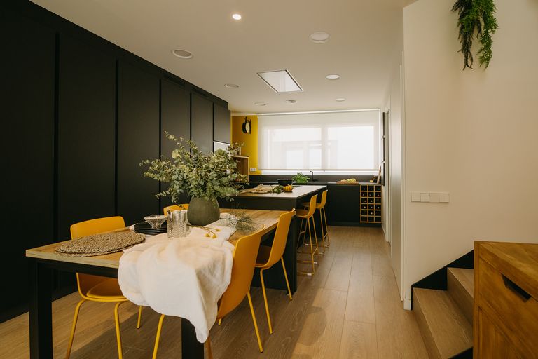 cuisine jaune et noire cuisine jaune et noire