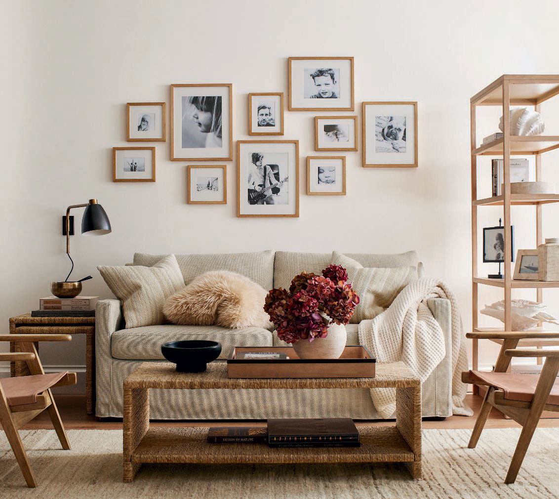salon décoration contemporaine Pottery Barn