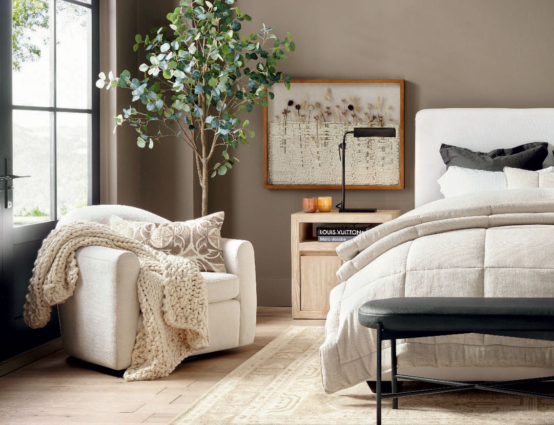 chambre décoration contemporaine Pottery Barn