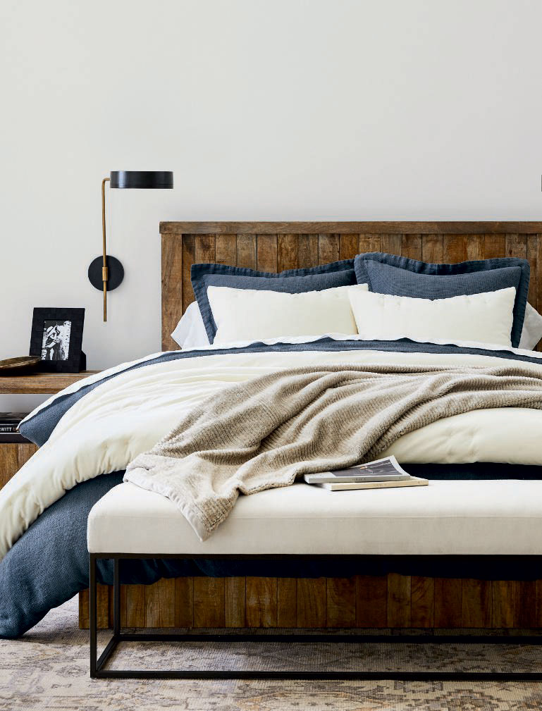 chambre décoration rustique moderne