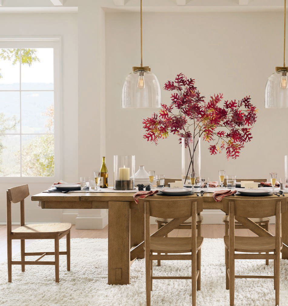 salle à manger décoration naturelle