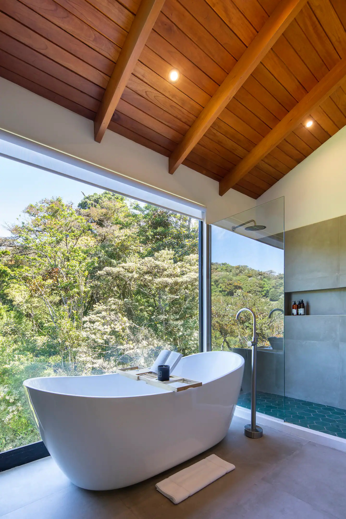 salle de bain design avec baie vitrée salle de bain design avec baie vitrée