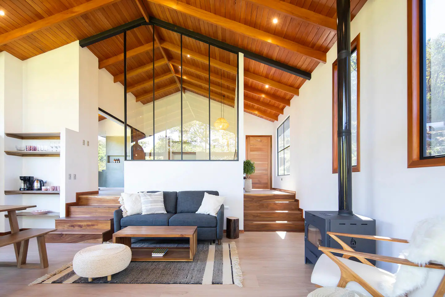 salon maison contemporaine en bois de 90m2 salon maison contemporaine en bois de 90m2