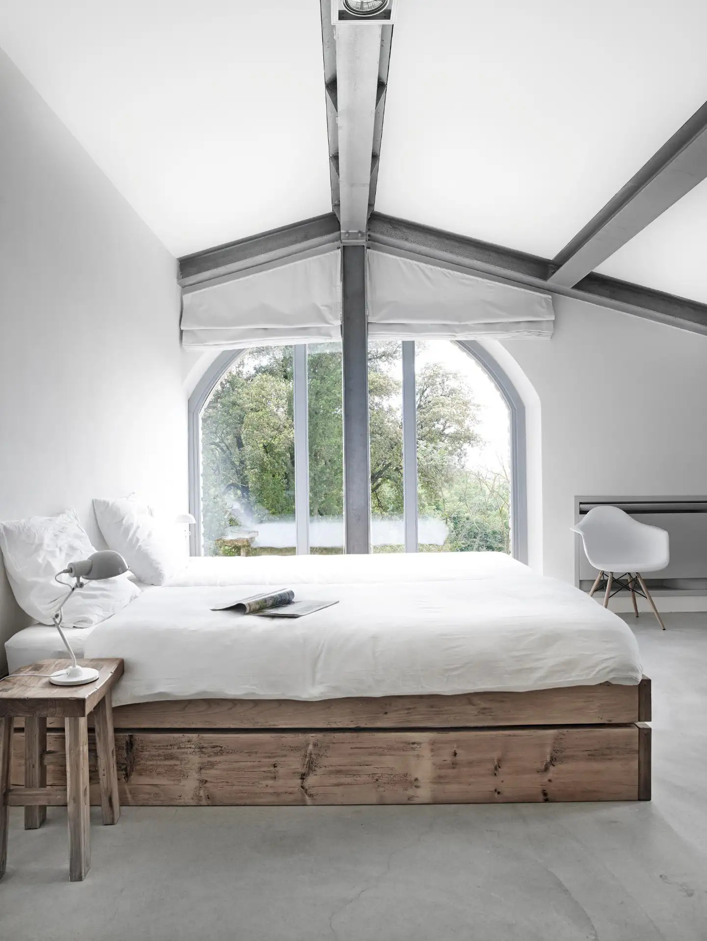 chambre minimaliste bois Villa Vergelle chambre minimaliste bois Villa Vergelle