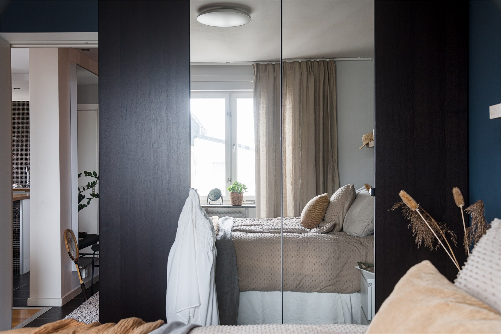 chambre bleu canard