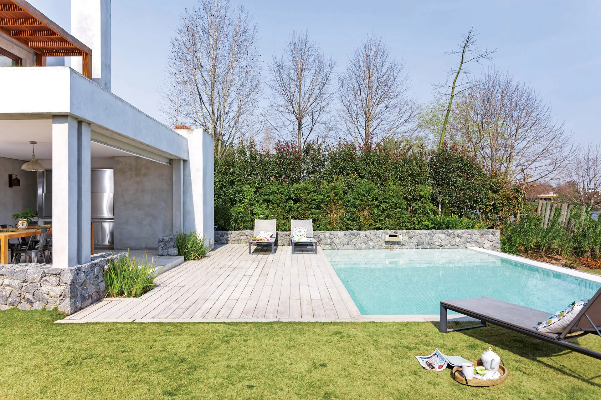 jardin avec piscine jardin avec piscine