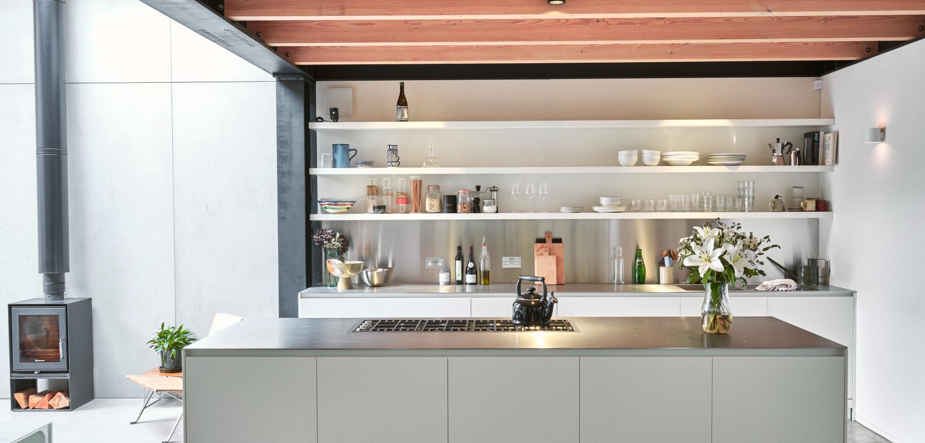 cuisine sous mezzanine maison design à Londres
