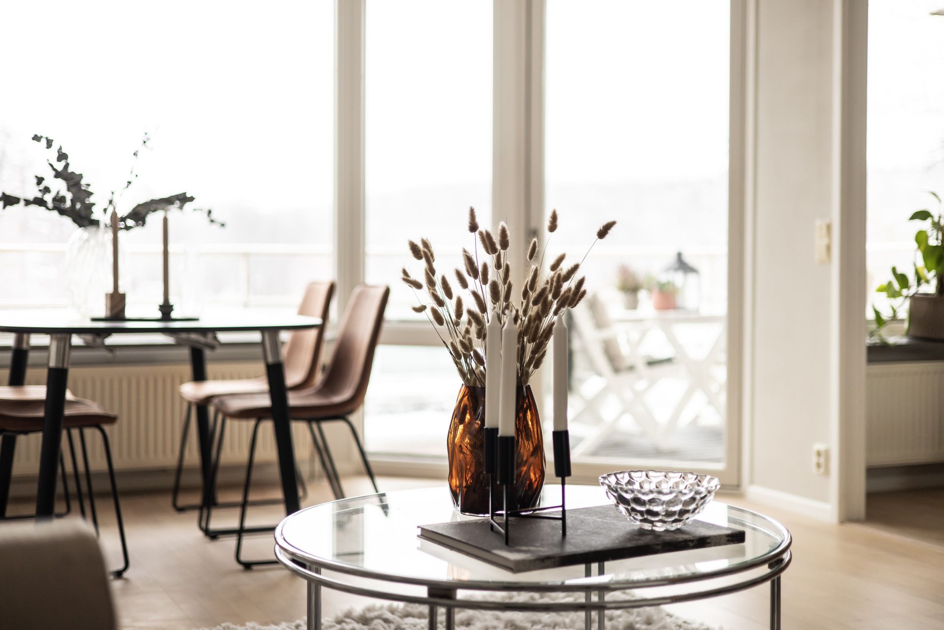 salon décoration beige scandinave