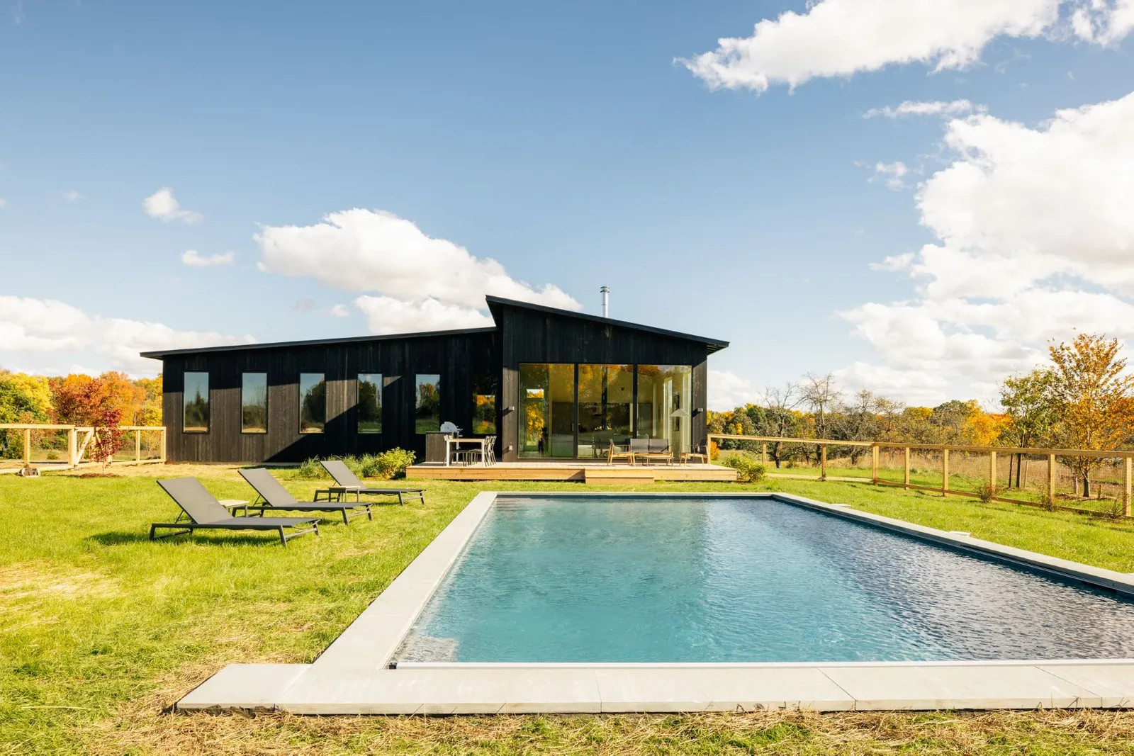 maison architecte avec piscine