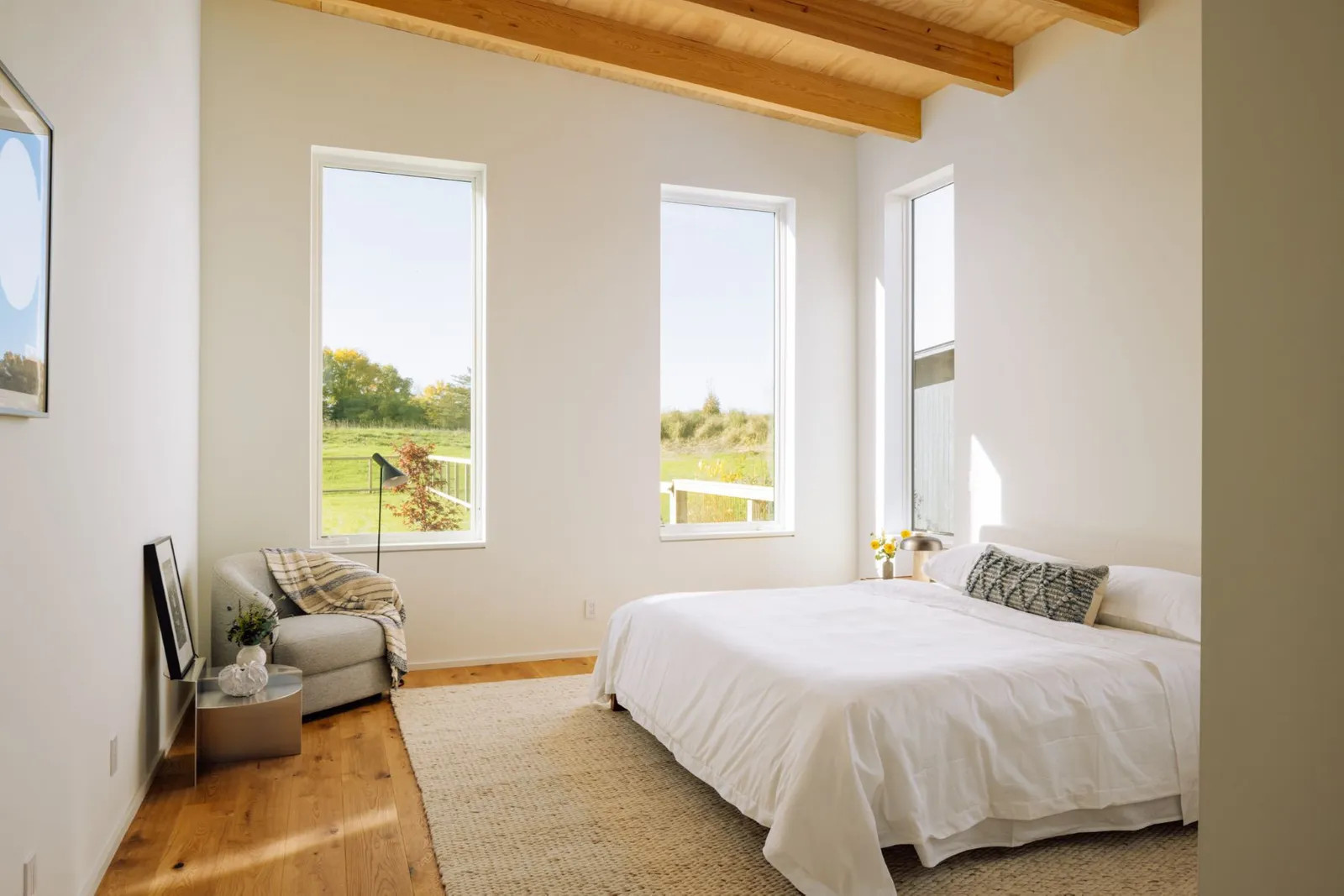 chambre minimaliste maison architecte
