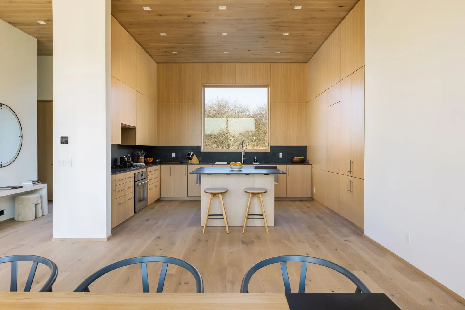 cuisine design en bois en U