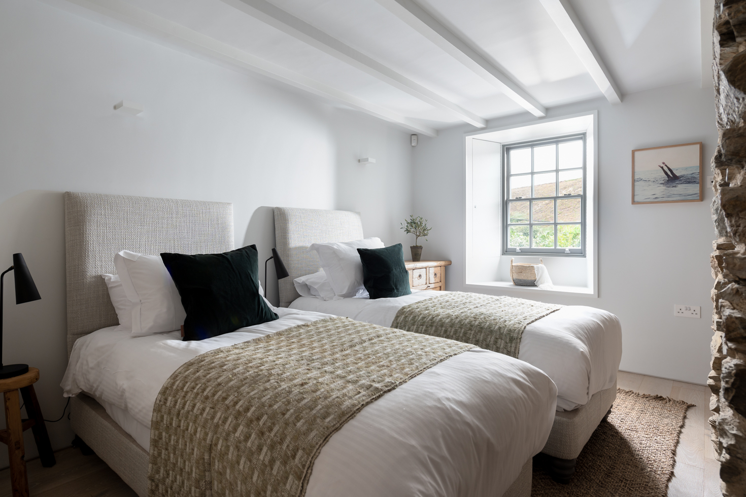 chambre blanche avec poutres blanches chambre blanche avec poutres blanches