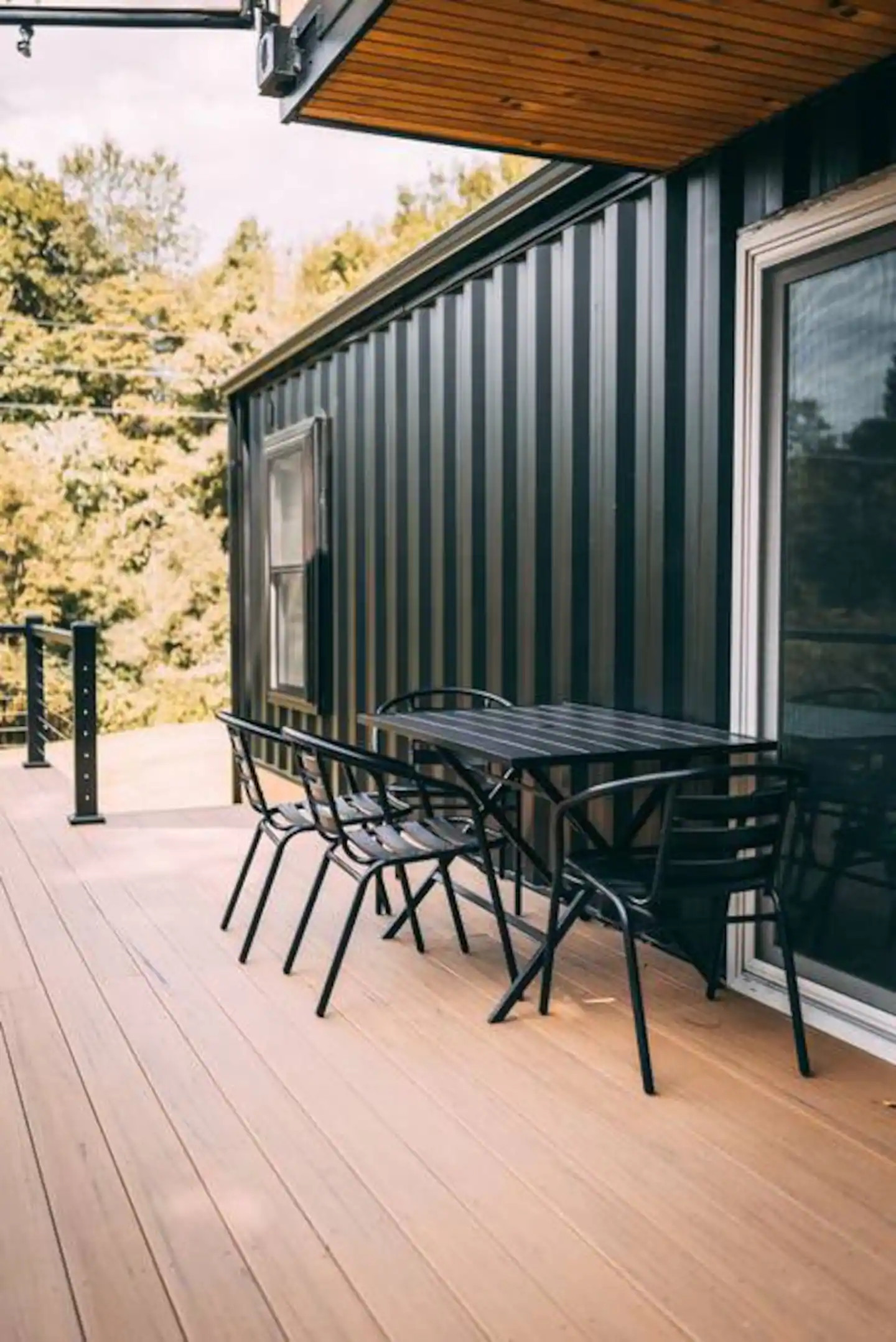 terrasse maison container terrasse maison container