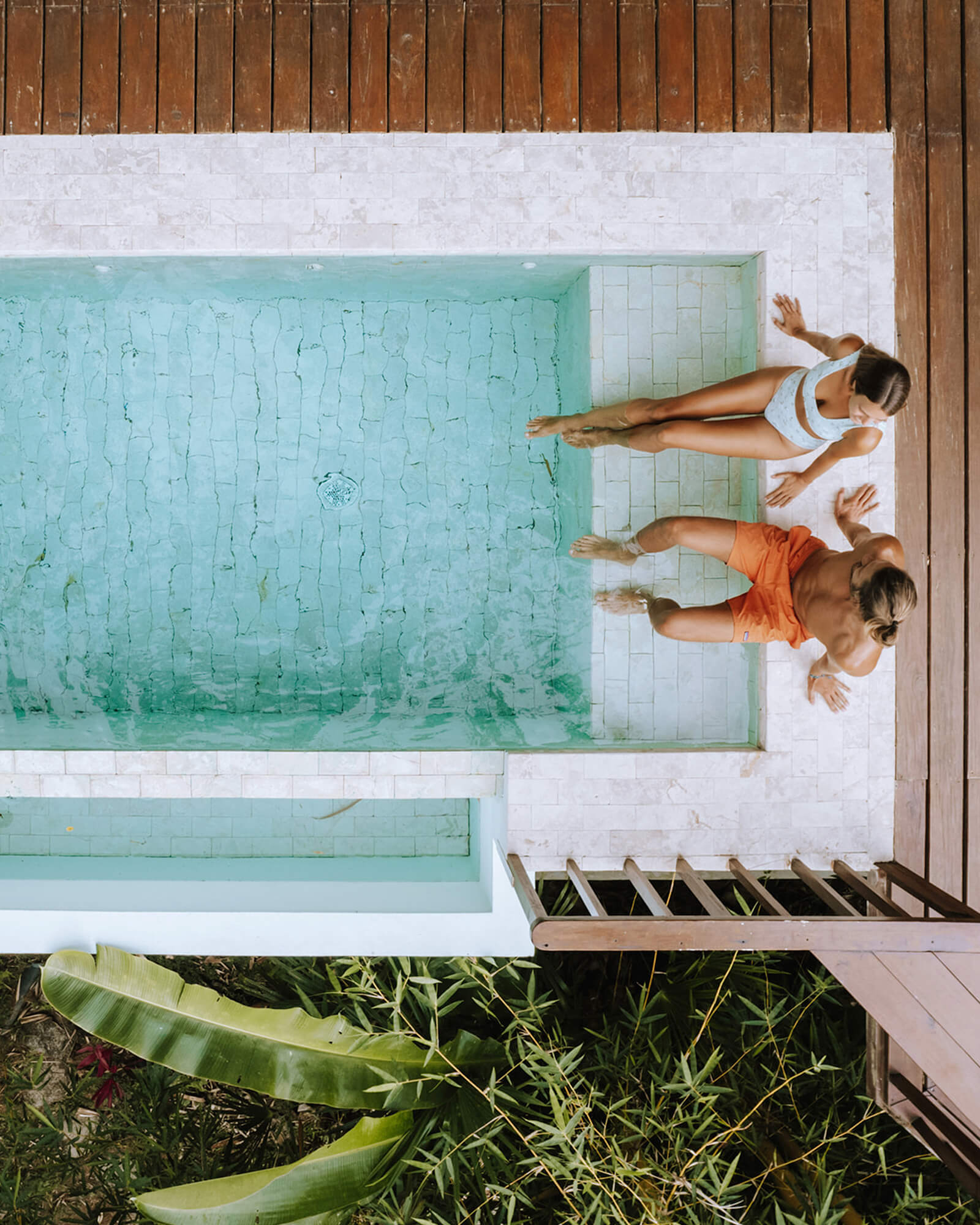 piscine sur terrasse bois