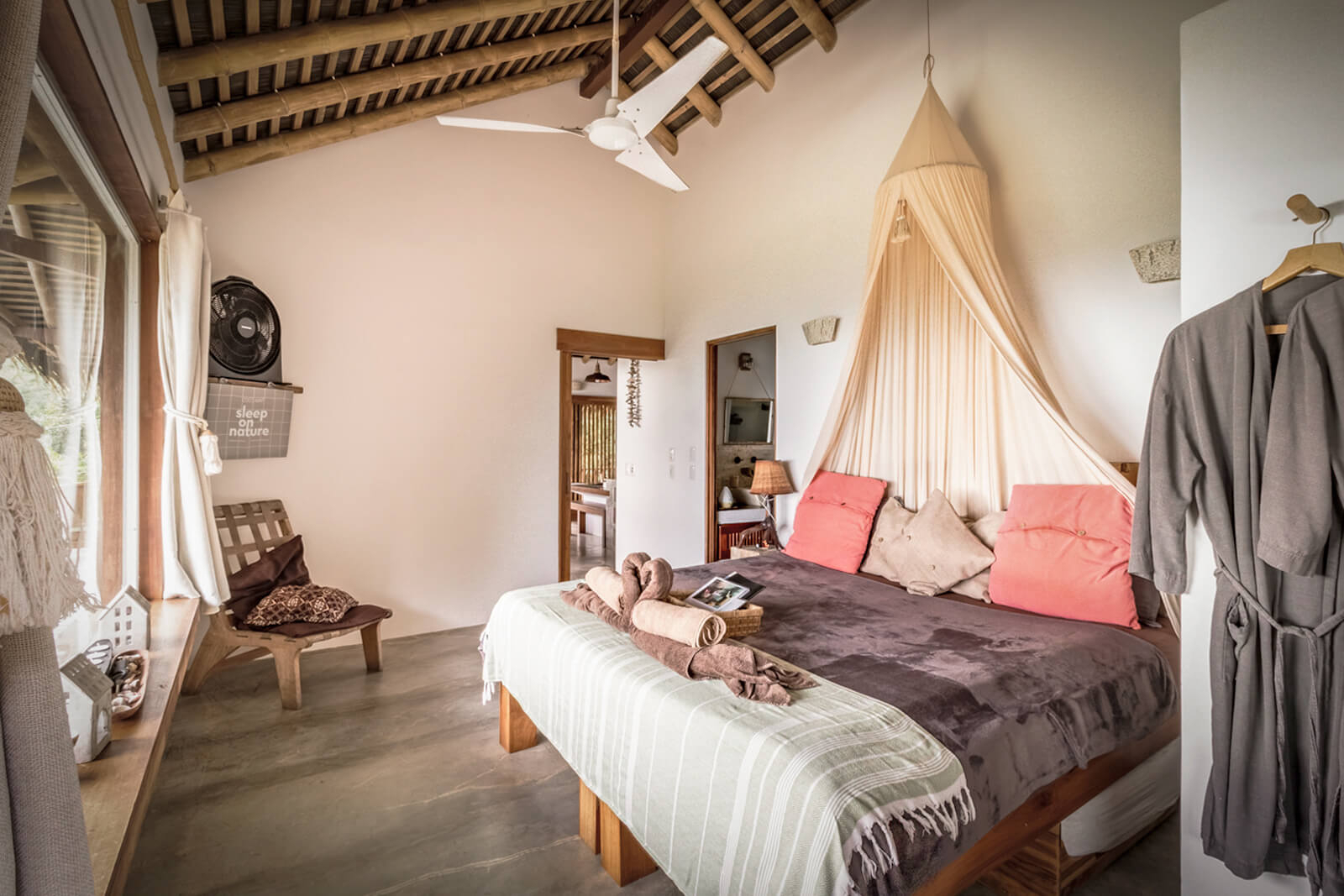 chambre avec poutres
