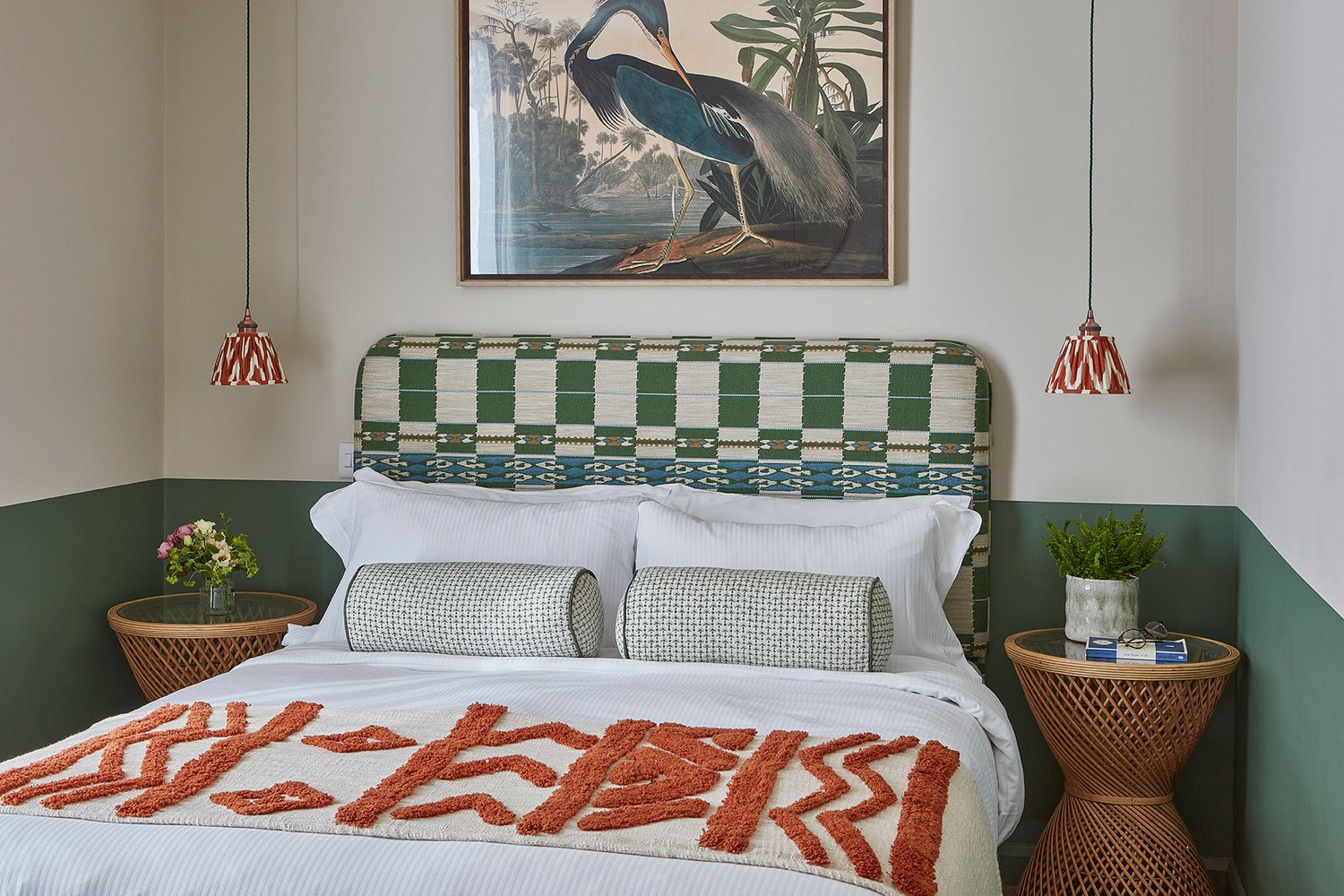 chambre décoration colorée