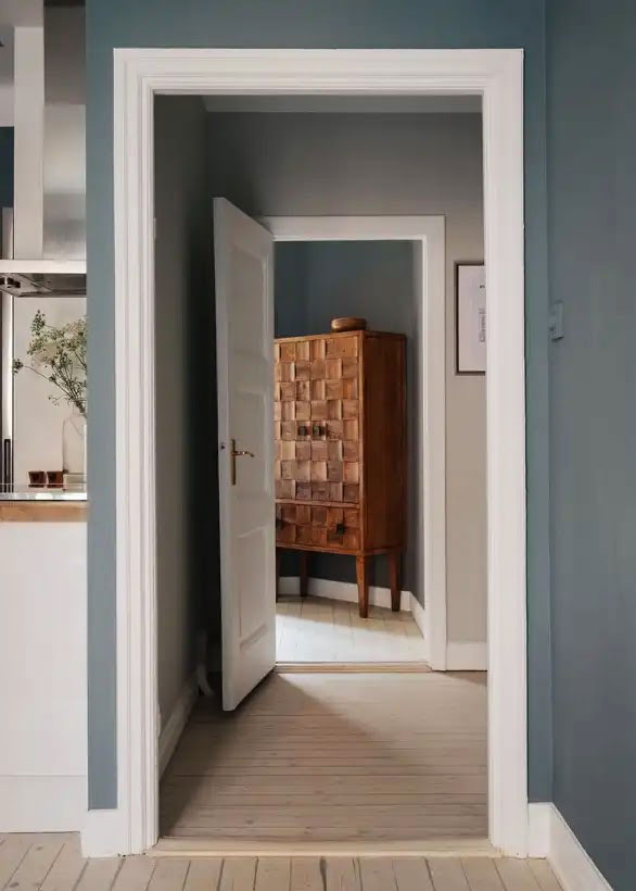 entrée avec parquet
