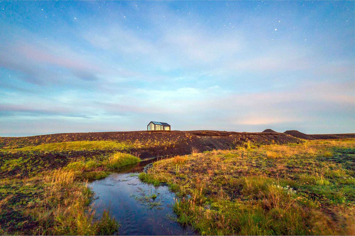 mini maison vitrée Islande mini maison vitrée Islande