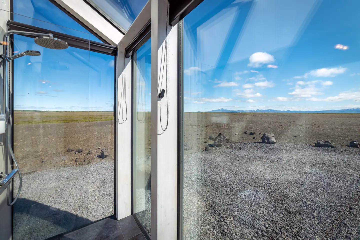 douche mini maison vitrée Islande douche mini maison vitrée Islande