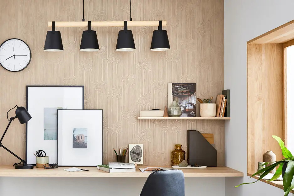 espace bureau bois