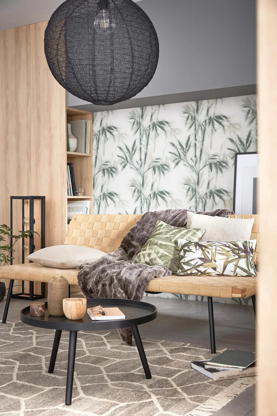 salon décoration naturelle