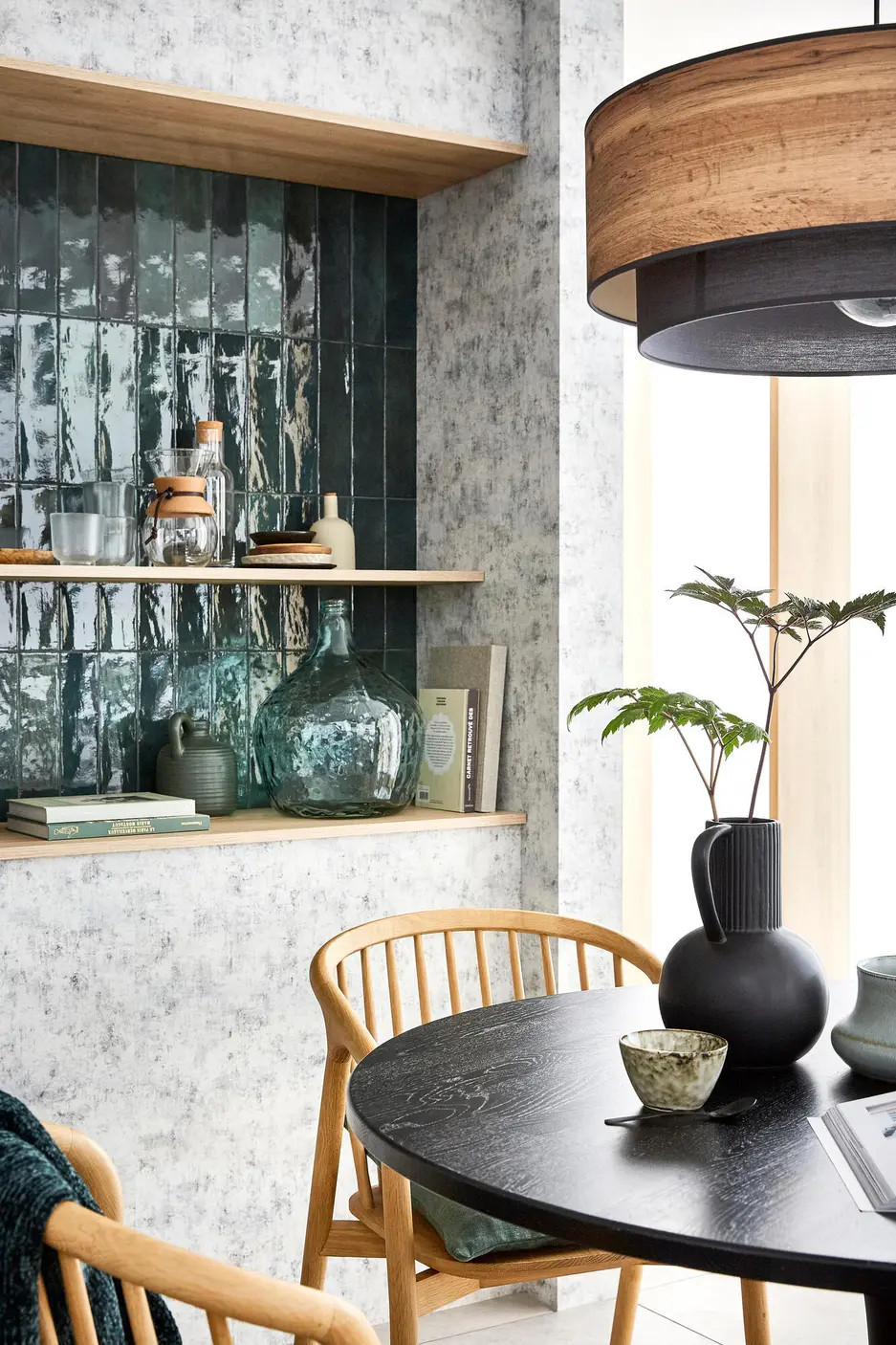 salle à manger décoration naturelle