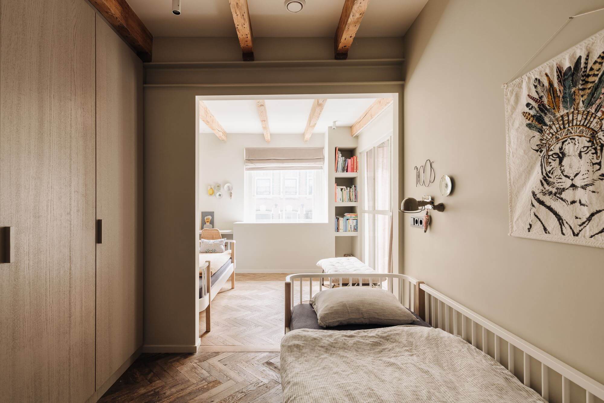 mezzanine loft avec lit