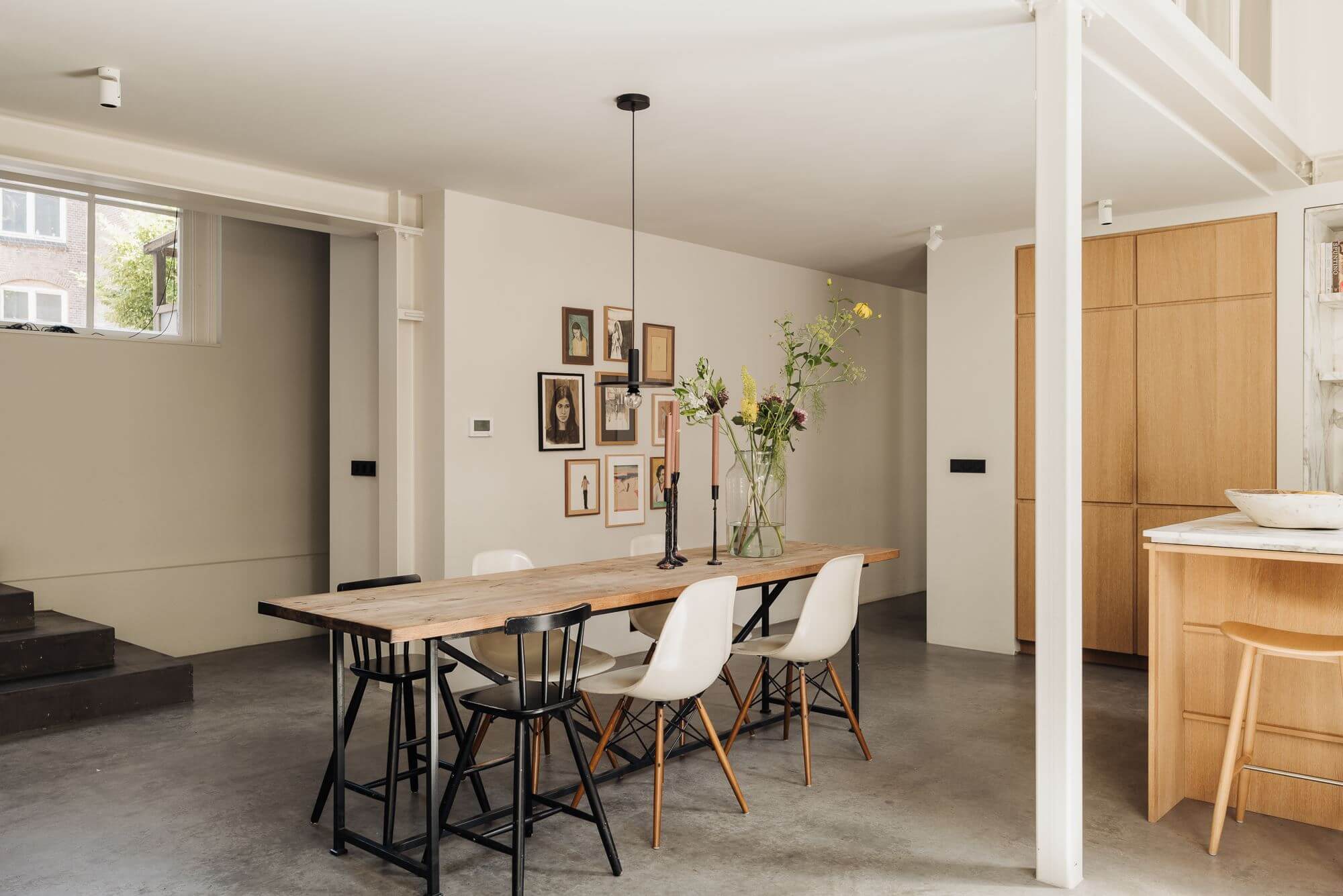 salle à manger décoration naturelle